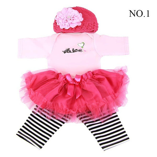 Puppenkleidung für Reborn-Babypuppen, passend für 50–55 cm (20–22 Zoll) große Puppen
