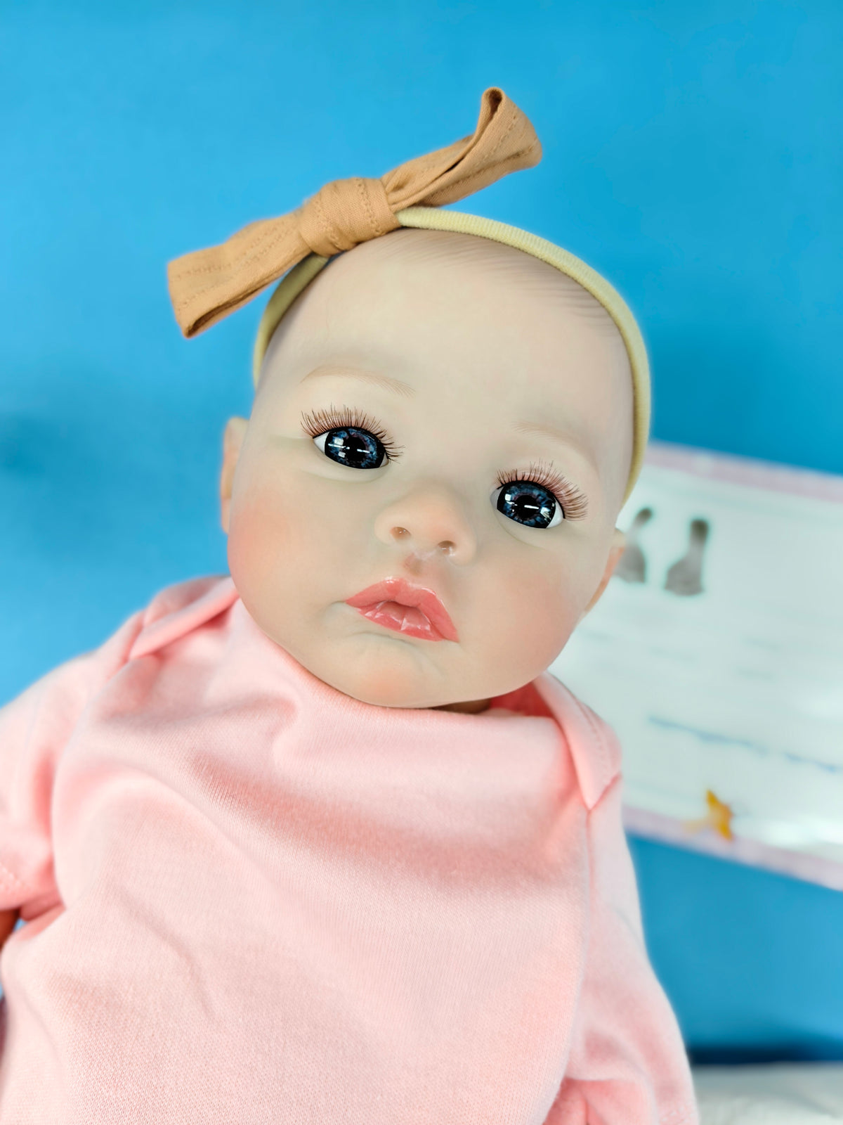 18-Zoll/45-cm Vollvinyl Reborn-Baby-Mädchen – 49-cm anatomisch korrekte, wasserfeste Puppe mit handbemaltem Haar