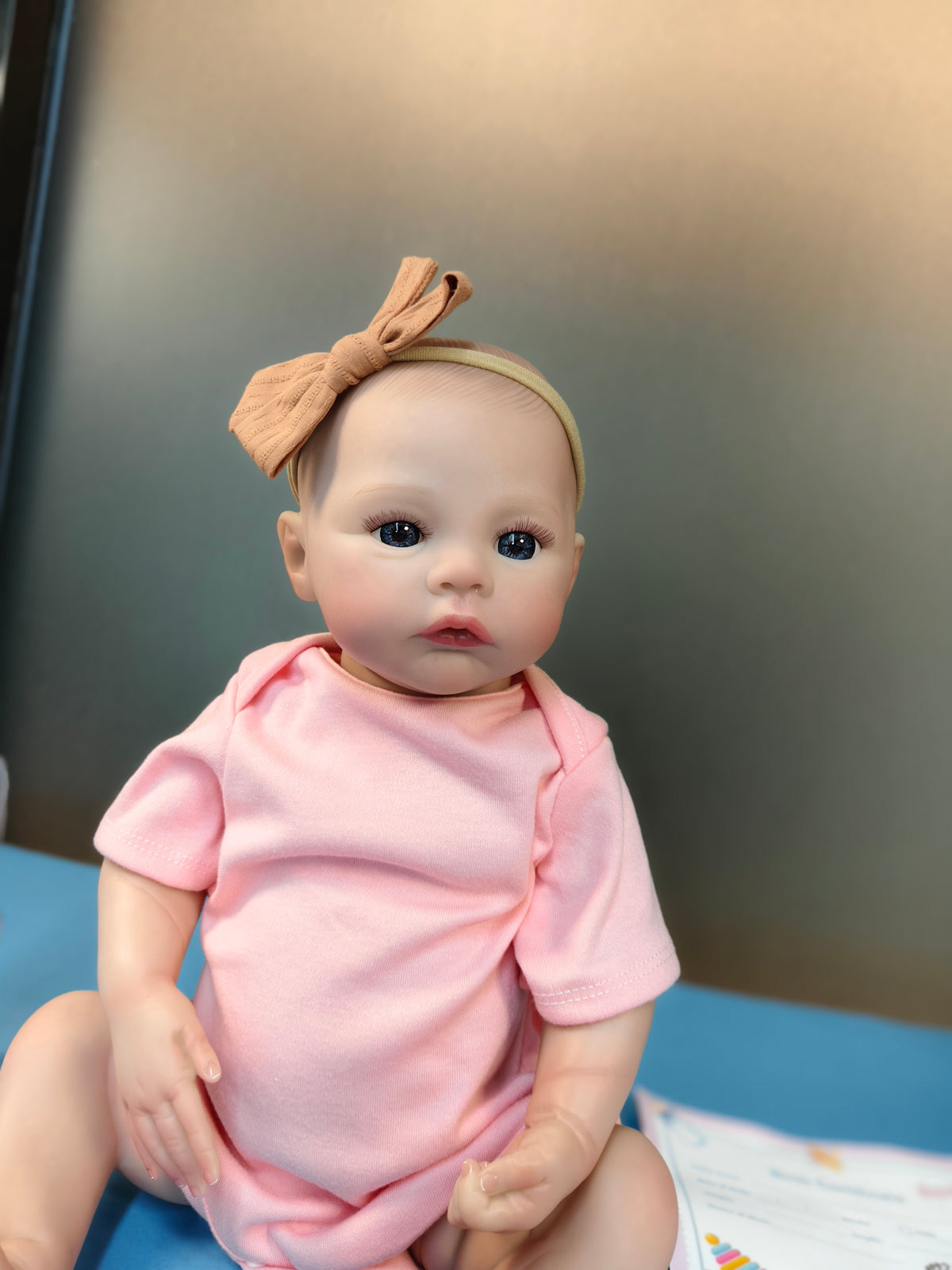 18-Zoll/45-cm Vollvinyl Reborn-Baby-Mädchen – 49-cm anatomisch korrekte, wasserfeste Puppe mit handbemaltem Haar