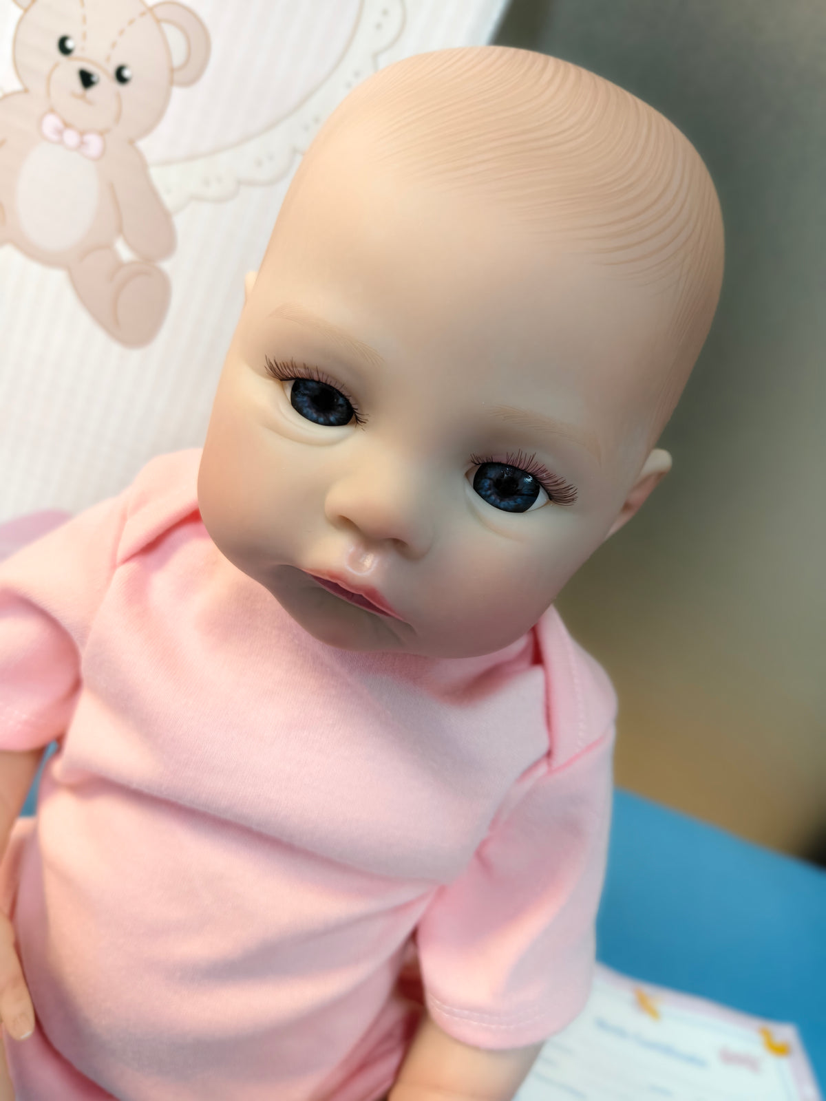 18-Zoll/45-cm Vollvinyl Reborn-Baby-Mädchen – 49-cm anatomisch korrekte, wasserfeste Puppe mit handbemaltem Haar