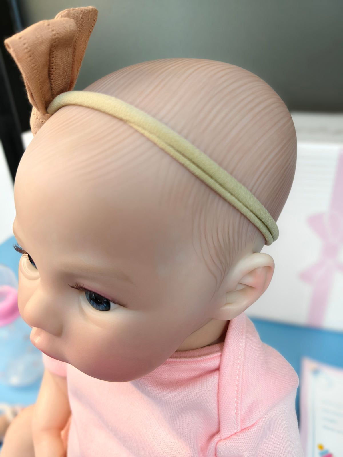 18-Zoll/45-cm Vollvinyl Reborn-Baby-Mädchen – 49-cm anatomisch korrekte, wasserfeste Puppe mit handbemaltem Haar