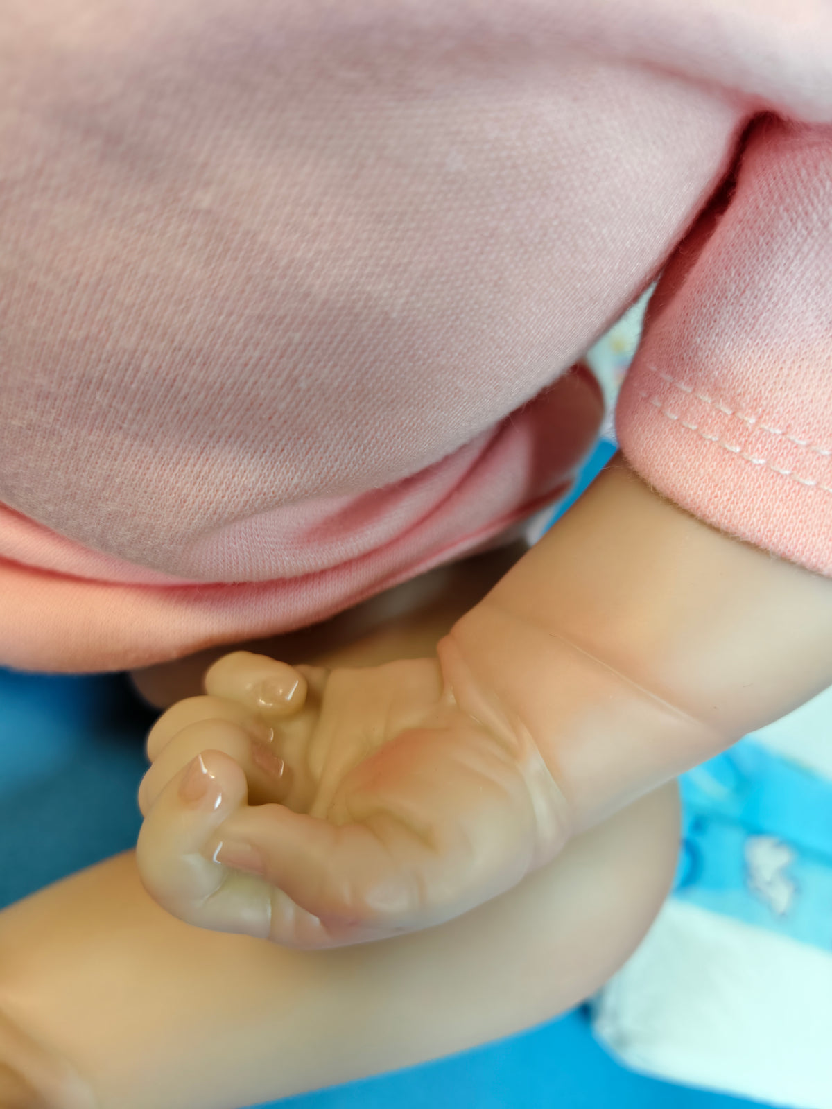 18-Zoll/45-cm Vollvinyl Reborn-Baby-Mädchen – 49-cm anatomisch korrekte, wasserfeste Puppe mit handbemaltem Haar