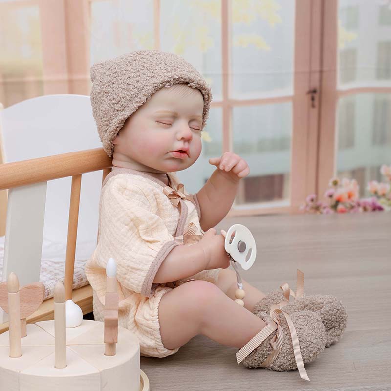 Adorable Sleeping Lifelike Newborn Girl Baby Doll 20 Inch/50cm - Reborn Doll Australia
