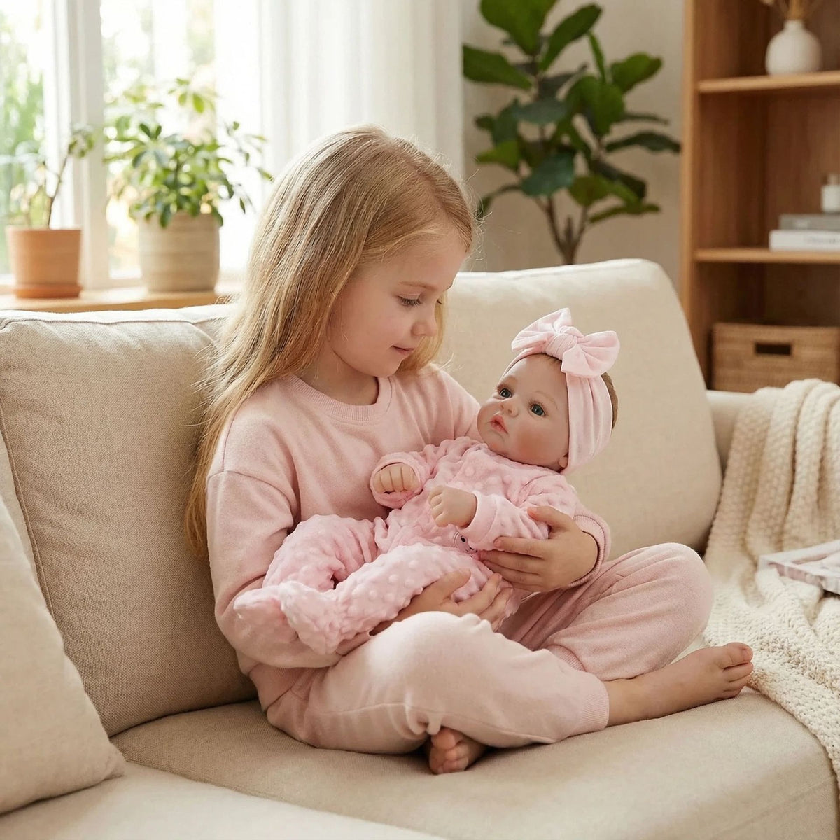 Realistische 45 cm Reborn-Puppe