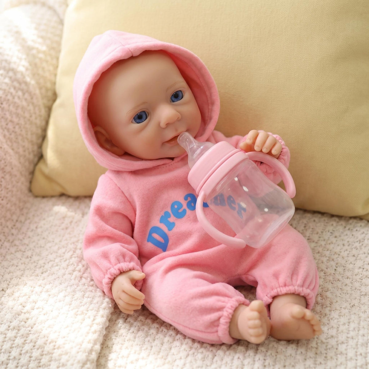 12 Zoll Reborn Babypuppe Ganzkörper-Silikon super realistisch Neugeborene Puppen Simulation lebensecht