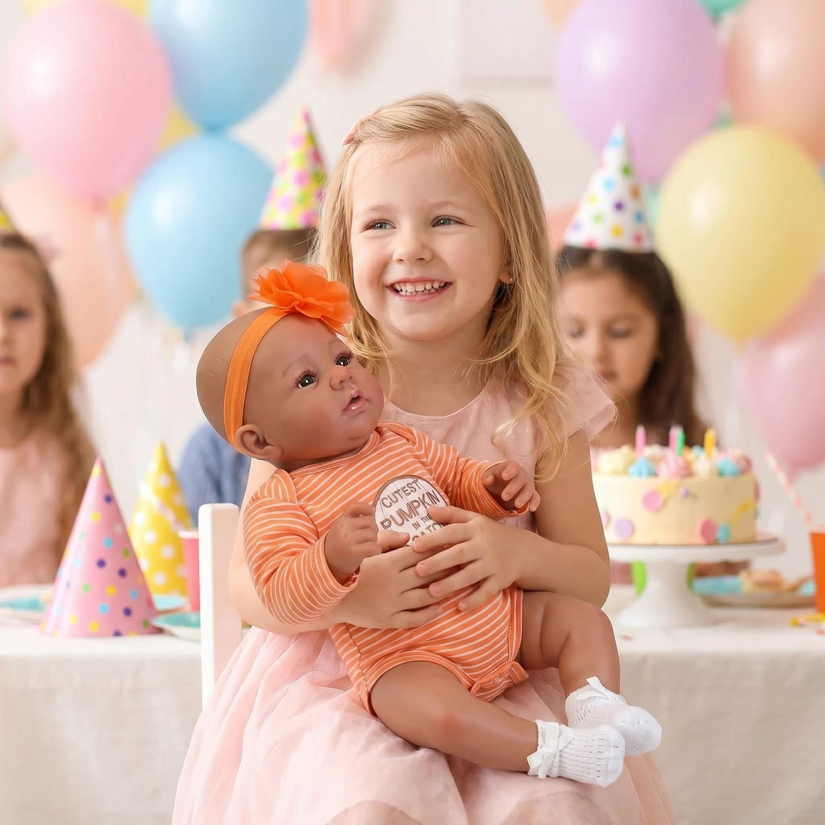 Reborn-Puppen 19 Zoll, realistische Neugeborenen-Puppe, weicher Stoffkörper, Spielzeuggeschenk für Kinder