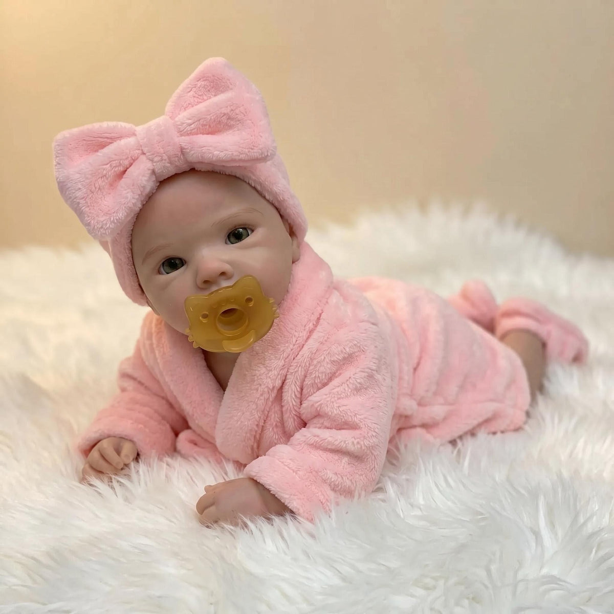 18-Zoll-Sammlerpuppe aus massivem Platin-Silikon, superweiches, elastisches Gefühl, Bettie-Silikonversion, Größe eines echten Babys