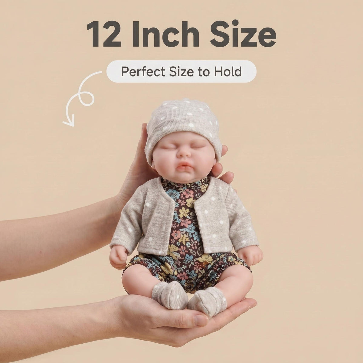12-Zoll-Sammler-Reborn-Puppe, weiches, massives Platin-Silikon-Baby mit elastischem, dehnbarem Körper mit echtem Tastgefühl