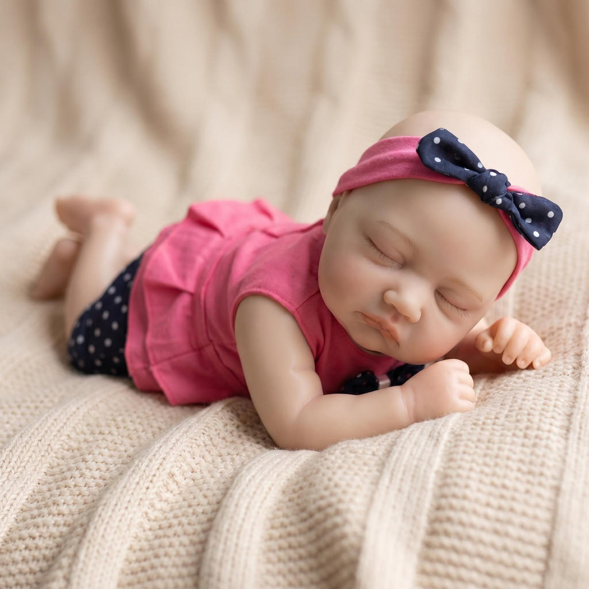 12 Zoll Reborn Realistisches Vollsilikon-Baby, eine lebensechte neugeborene Puppe mit weichem Körper und beweglichen Gliedmaßen, ein schönes Babygeschenk für Mädchen ab 3 Jahren