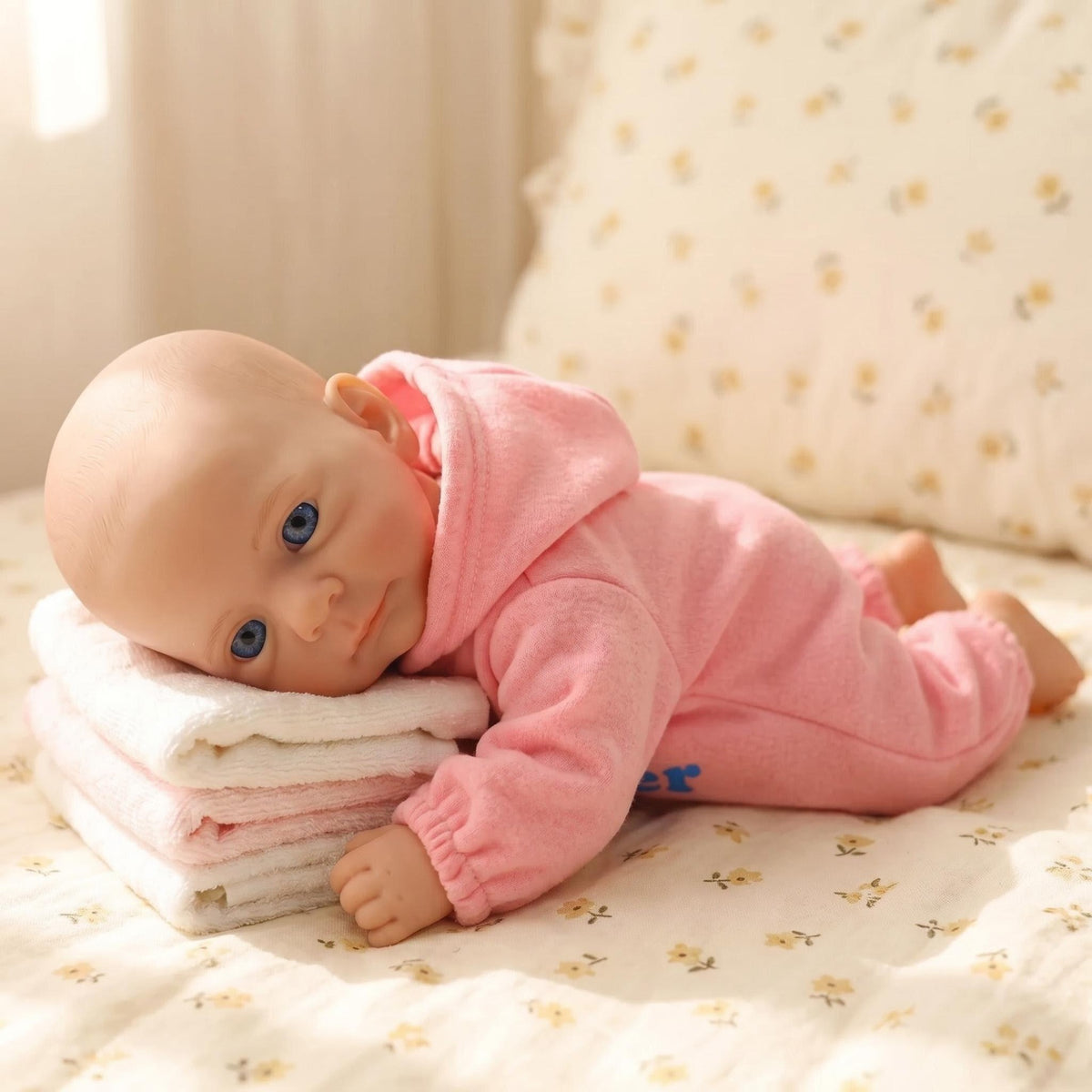 12 Zoll Reborn Babypuppe Ganzkörper-Silikon super realistisch Neugeborene Puppen Simulation lebensecht