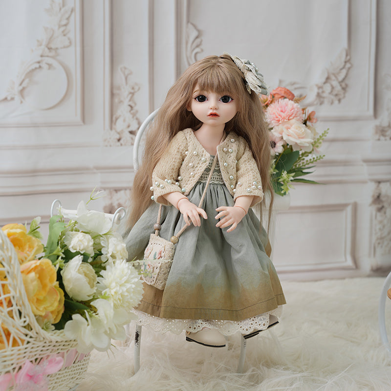 18‑Inch/45cm Country‑Style Hand‑Painted Dress Up Ball‑Jointed Doll (BJD) - Reborn Doll Australia