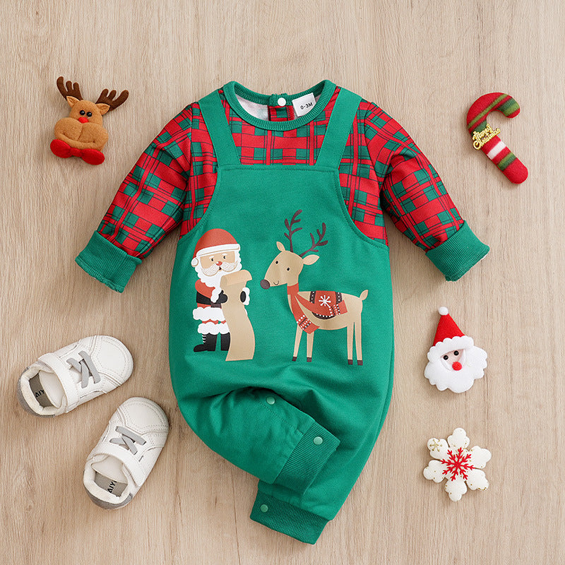 Suitable for 23/26/28 inch Christmas baby bodysuits