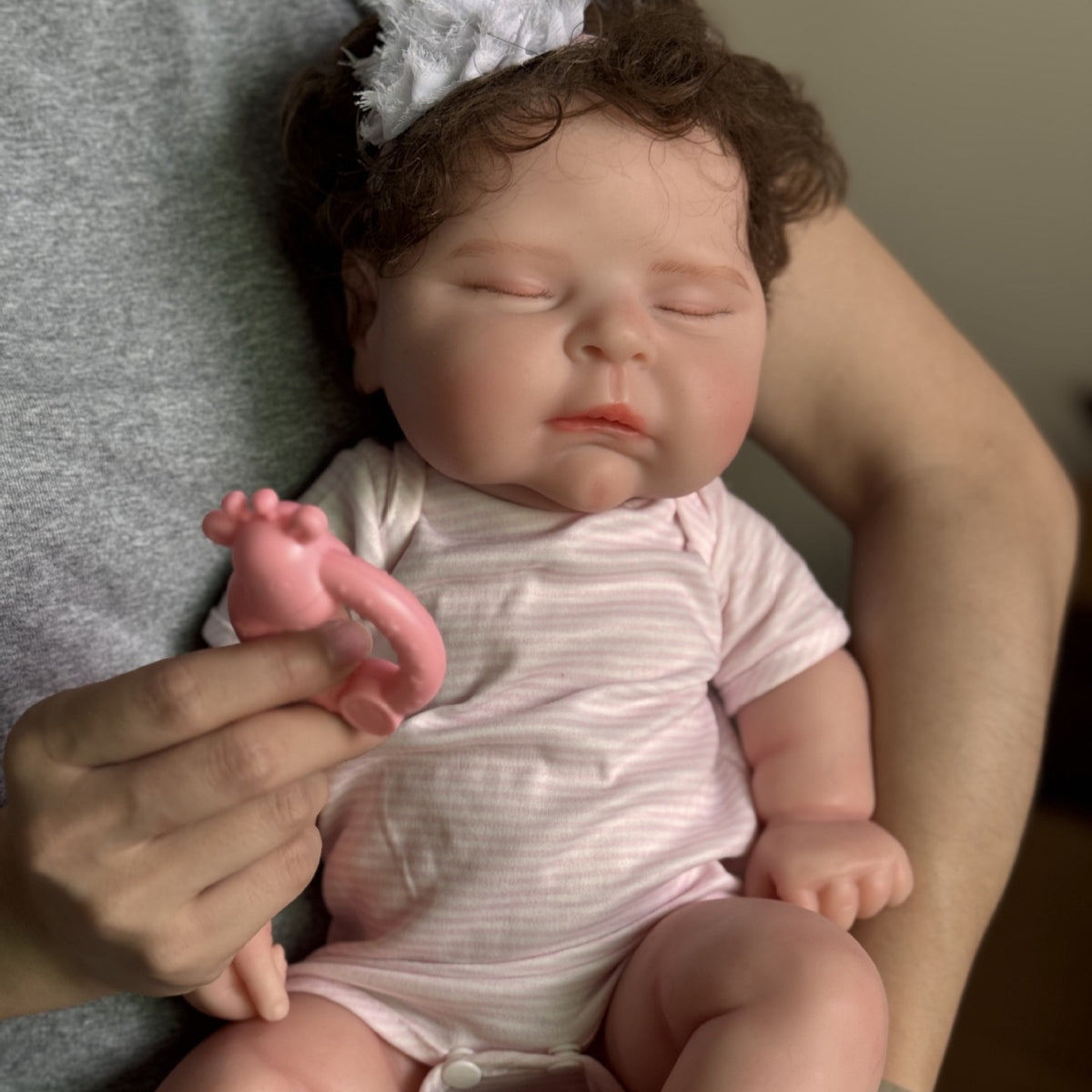 18-Zoll waschbare biegsame Reborn-Puppe aus Vollsilikon, komplettes Bekleidungsset, erstklassiges Weihnachtsgeschenk für Puppenliebhaber