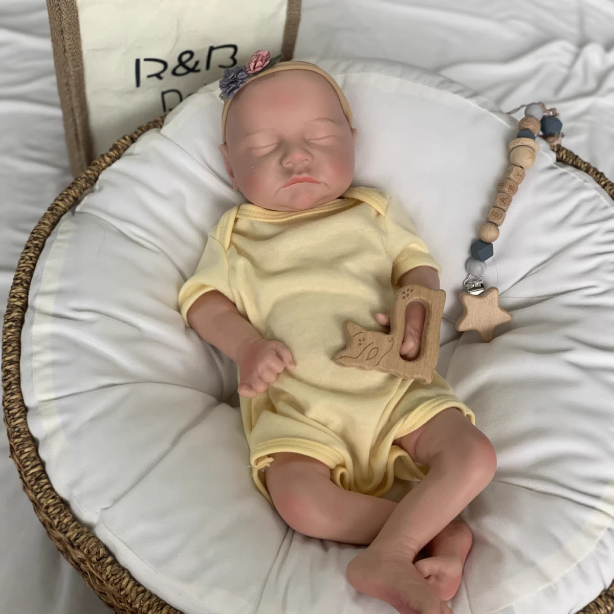 18-Zoll-Reborn-Puppe aus Vollsilikon, handgefertigte Spielpuppe als Geburtstagsgeschenk für Mädchen