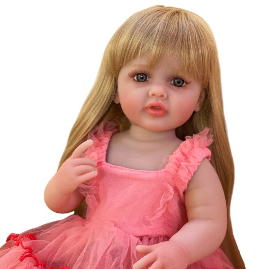 55 cm Ganzvinyl-Reborn-Puppe Simulationspuppe Prinzessin Geschenk