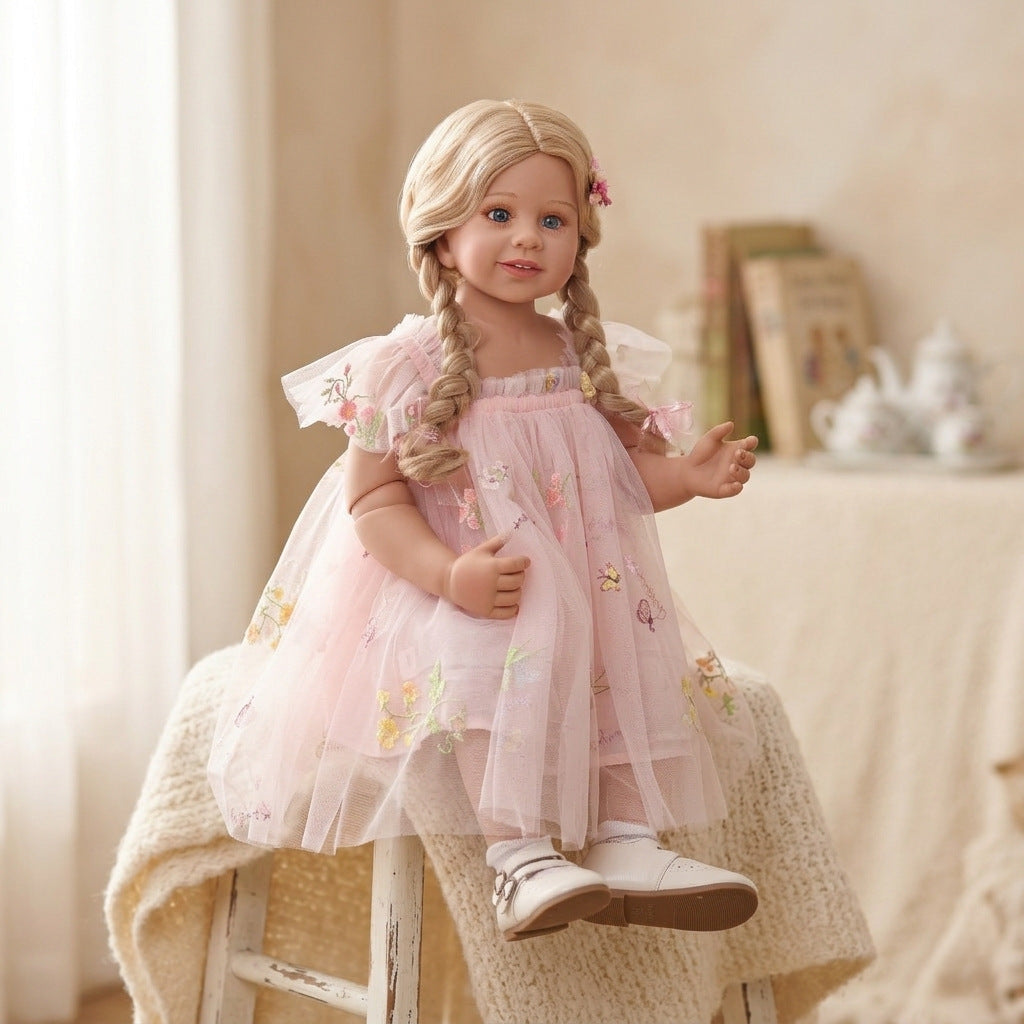 80 cm Mädchenpuppe, hochrealistische Puppe, BJD-Gelenkpuppe