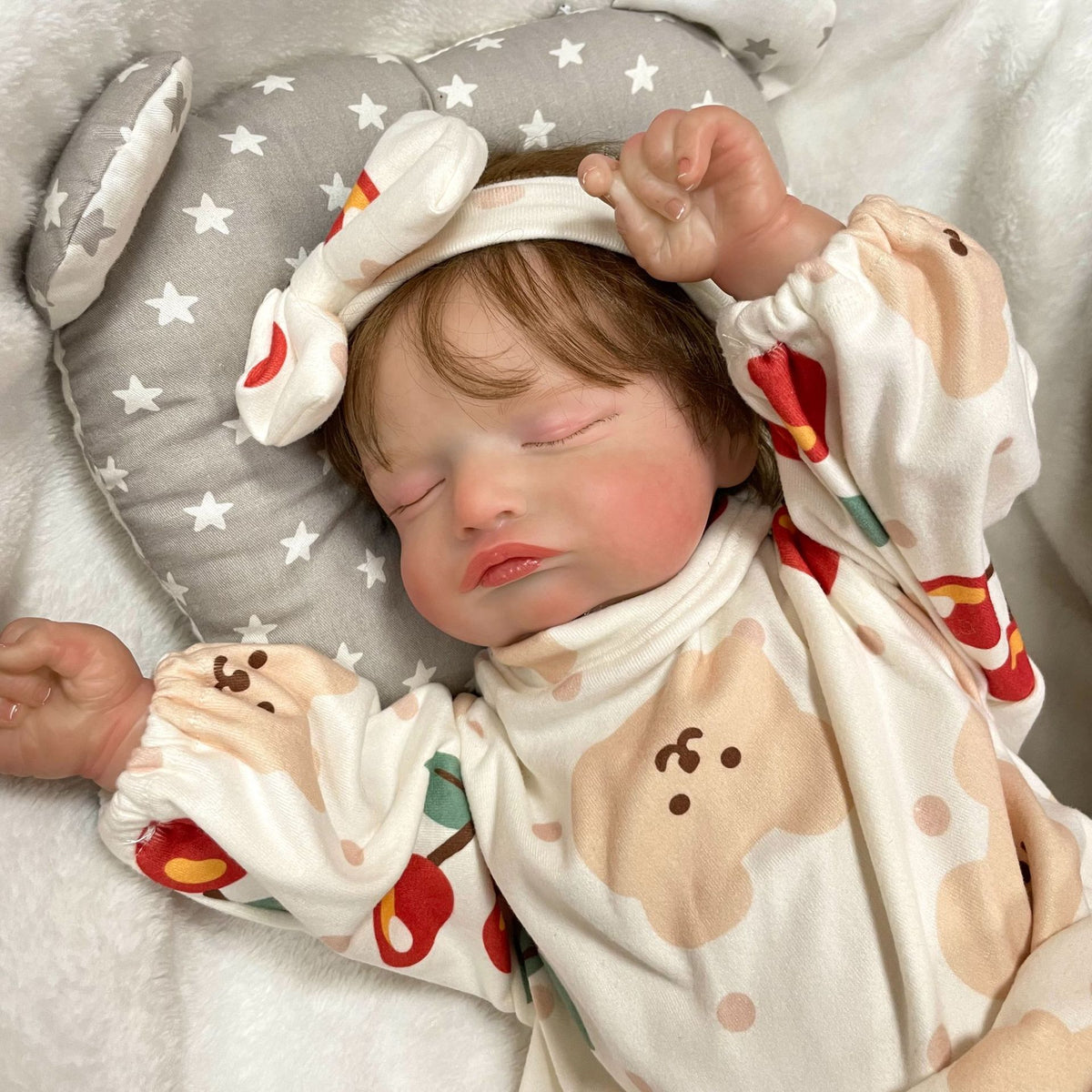 19 Zoll handgefertigte Reborn-Puppen mit Stoffkörper, realistische Kinderspielzeuge für kleine Mädchen