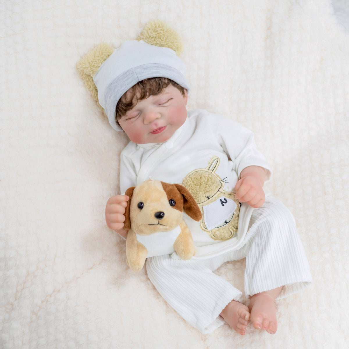 Detailreiche 18-Zoll Reborn-Puppe aus Vollvinyl, Sammler-Spielzeug, die perfekte Wahl für Geburtstagsgeschenke und den Einkauf von Weihnachtsgeschenken