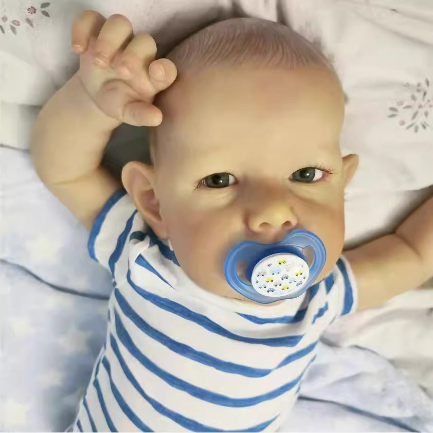 20 & 28 Zoll realistische Reborn-Puppen mit Stoffkörper, detaillierter 3D-Haut, handgefertigte Sammlerpuppe für Mädchen und Puppenliebhaber