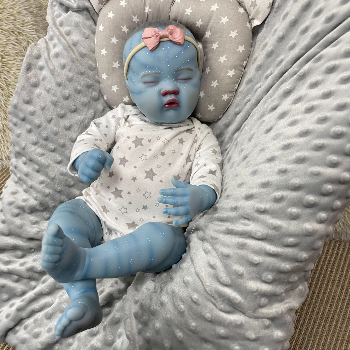 20-Zoll Stoffkörper-Fantasy-Alien-Reborn-Puppe, perfektes Andenken für Geburtstage und Feiertage