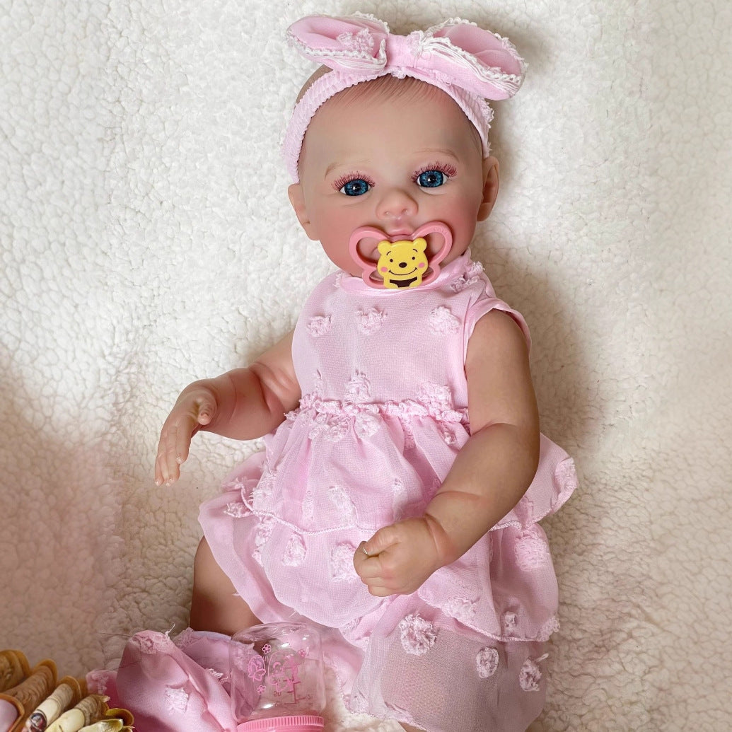 48 cm simulierte Baby-Reborn-Puppe aus Vollvinyl, Geschenk für Kinder