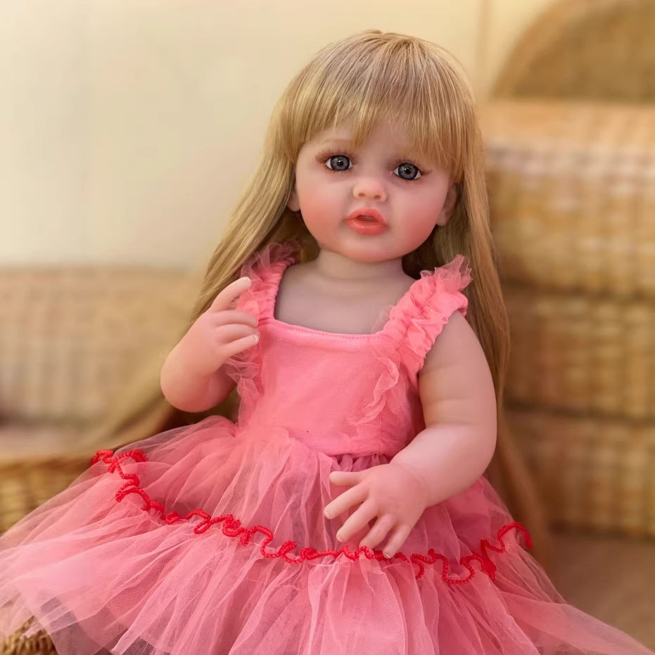 55 cm Ganzvinyl-Reborn-Puppe Simulationspuppe Prinzessin Geschenk