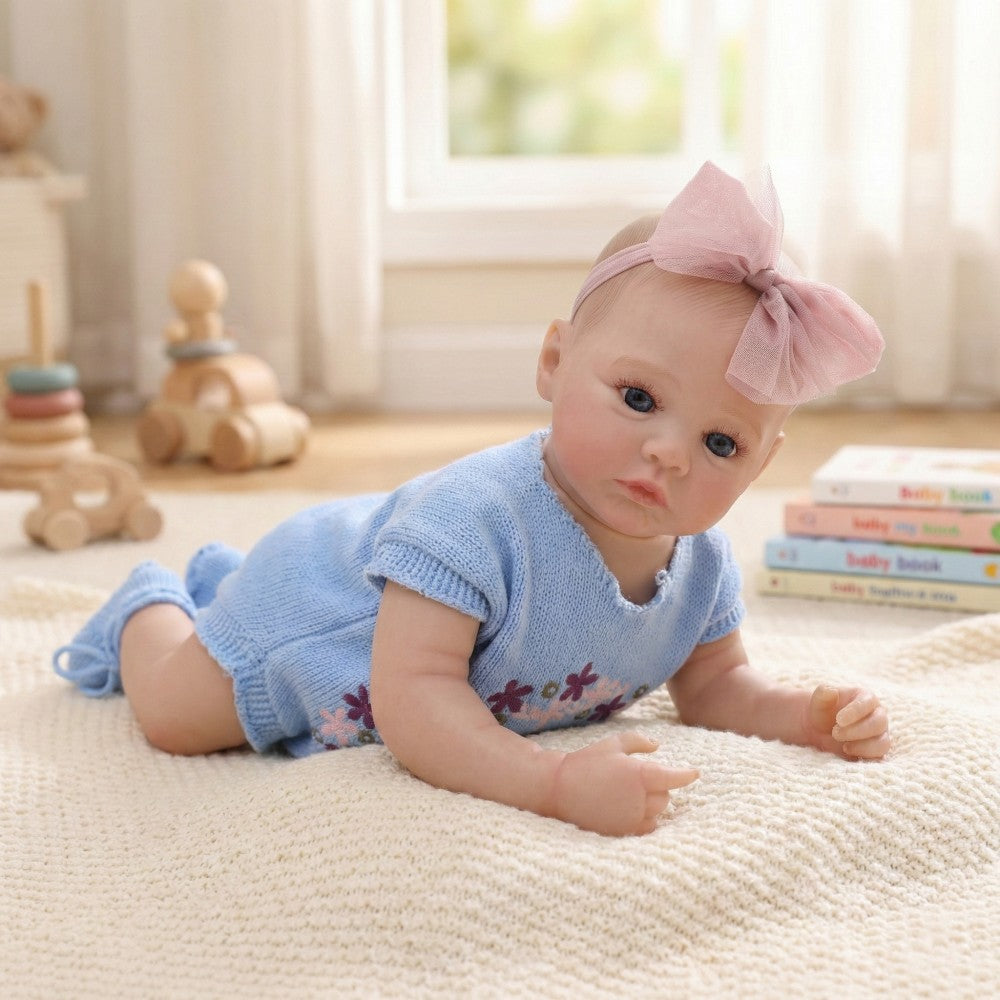 50 cm Reborn-Puppe, Ganzkörper-Silikon-Simulationsbaby