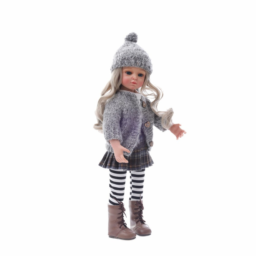 45 cm Puppenmädchen, süße handgefertigte Puppe, Geschenk