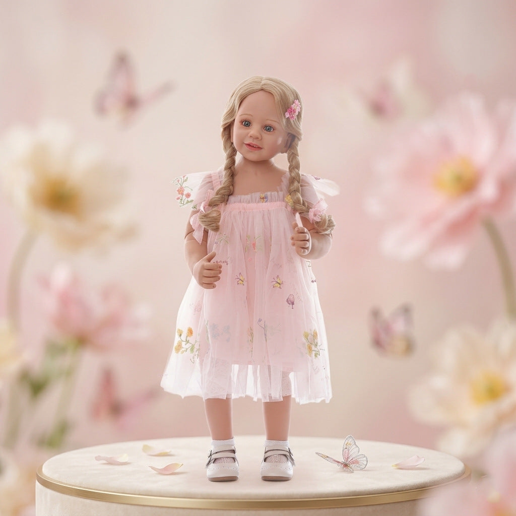 80 cm Mädchenpuppe, hochrealistische Puppe, BJD-Gelenkpuppe
