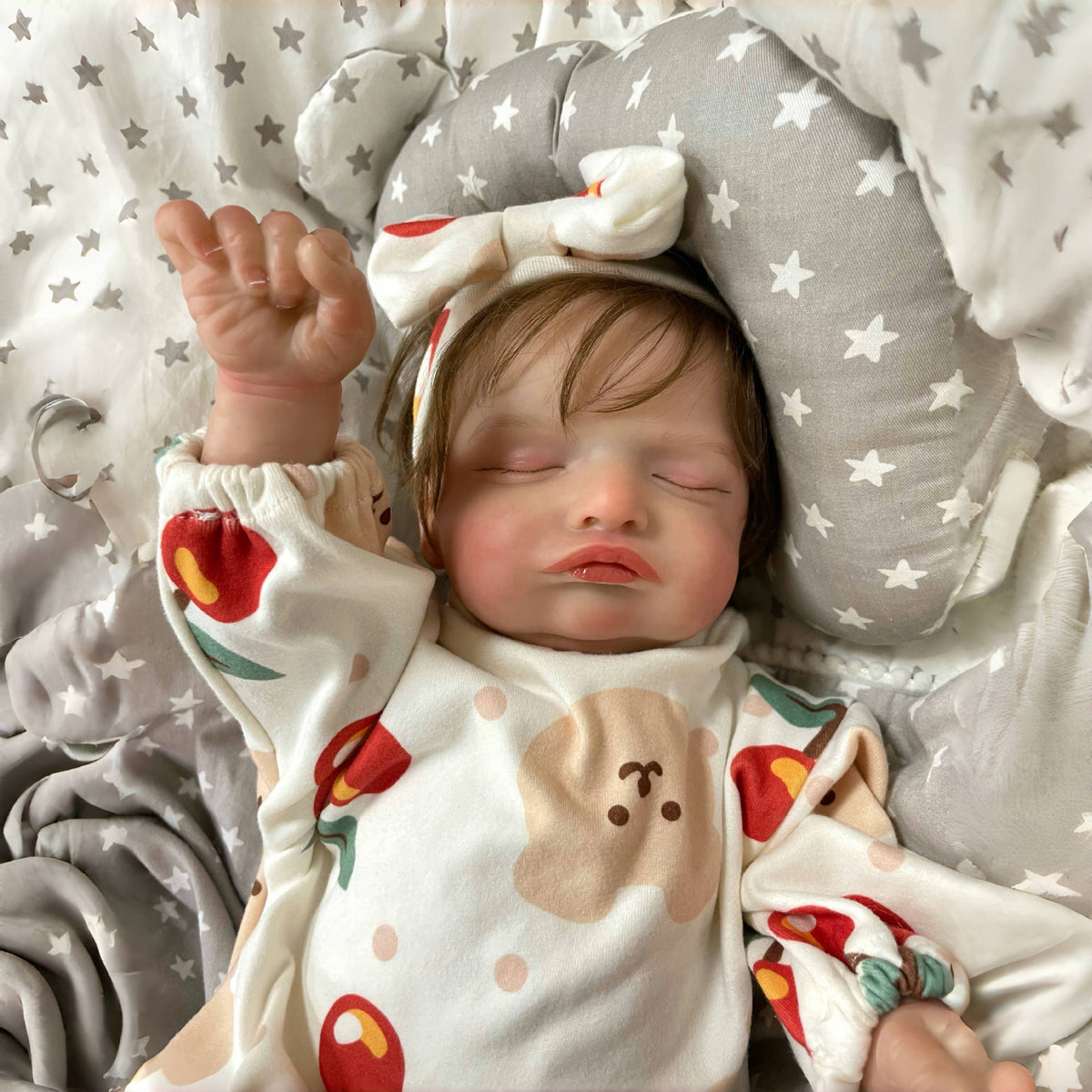 19 Zoll handgefertigte Reborn-Puppen mit Stoffkörper, realistische Kinderspielzeuge für kleine Mädchen