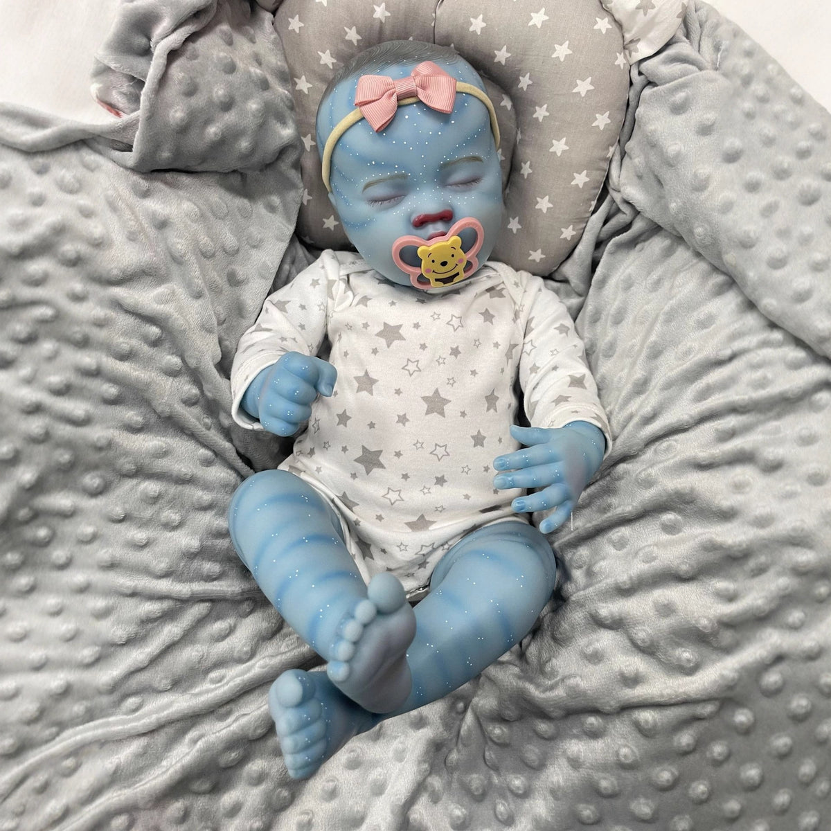 20-Zoll Stoffkörper-Fantasy-Alien-Reborn-Puppe, perfektes Andenken für Geburtstage und Feiertage
