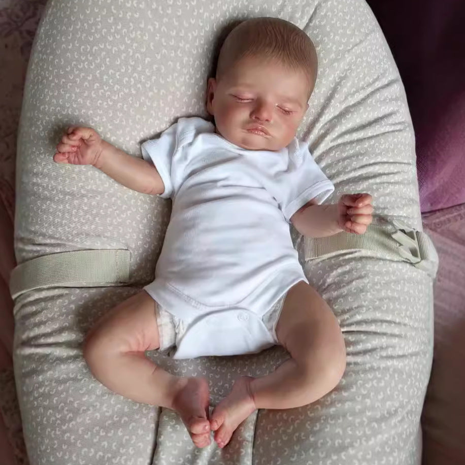 19 Zoll Reborn-Puppen mit Stoffkörper, weiche neugeborene Babypuppen, Spielzeug für Mädchen, Reborn-Puppen