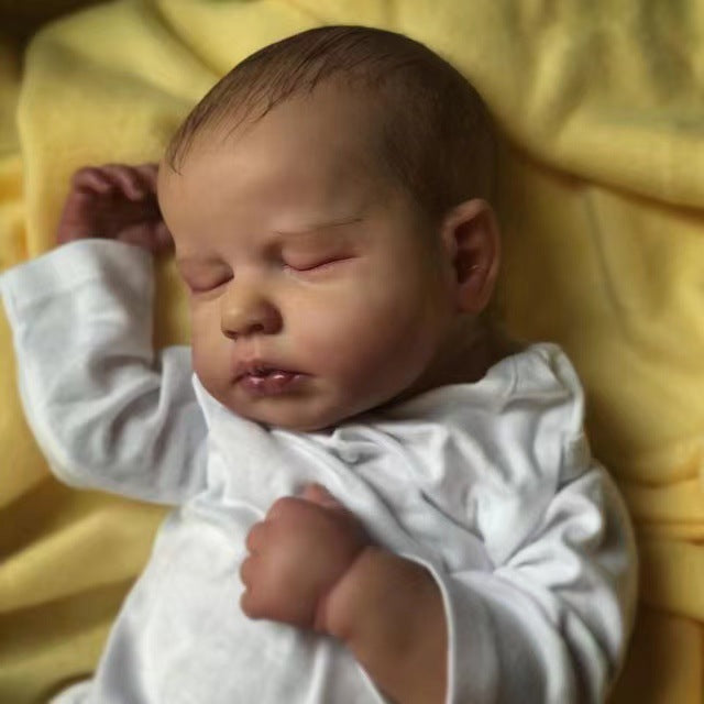 19 Zoll Reborn-Babypuppe, voller Vinylkörper, realistische handgefertigte Neugeborenen-Puppen für Mädchen als Geschenk