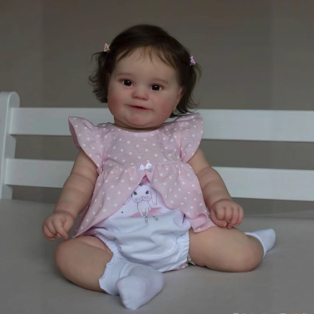 50 cm simulierte Baby-Reborn-Puppe aus Vollvinyl, 3D-Haut Maddie, Kindergeschenk