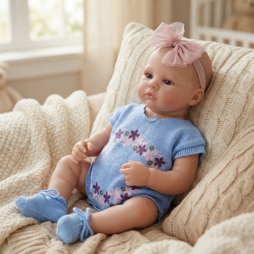50 cm Reborn-Puppe, Ganzkörper-Silikon-Simulationsbaby