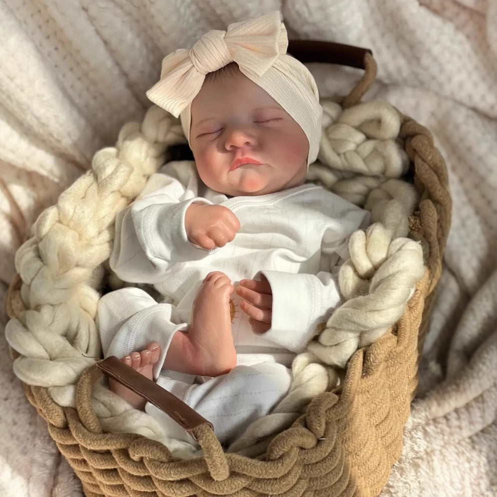 Reborn Baby Levi Realistisches Neugeborenes 19 Zoll 48 cm lebensgroße Vinylpuppe