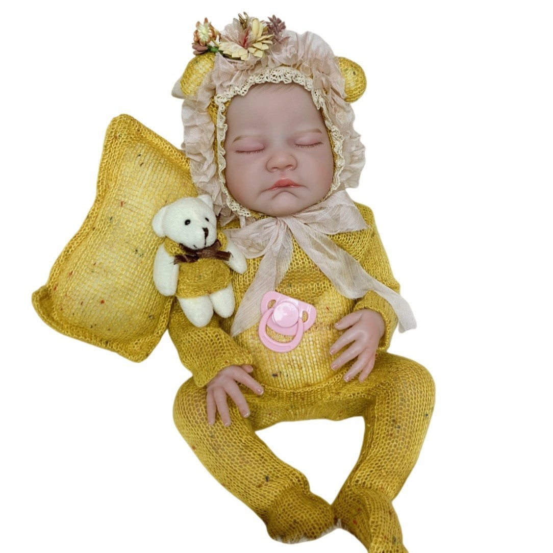 50 cm Full-Vinyl-Reborn-Puppe Simulationsbaby, hochentwickelt und exquisit bemalt
