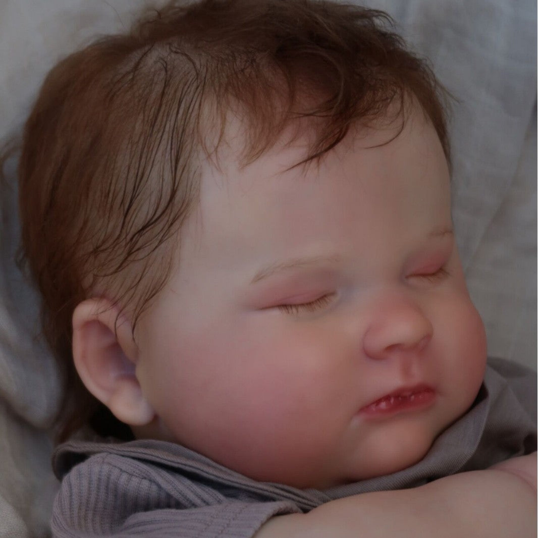 20 / 24 Zoll Reborn-Babypuppe, handgefertigt mit Stoffkörper, perfektes Spielzeuggeschenk für Mädchen und erwachsene Puppensammler