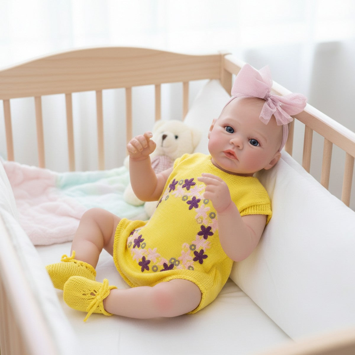50 cm große, voll gummierte Reborn-Puppe, Simulations-Baby, Schätze