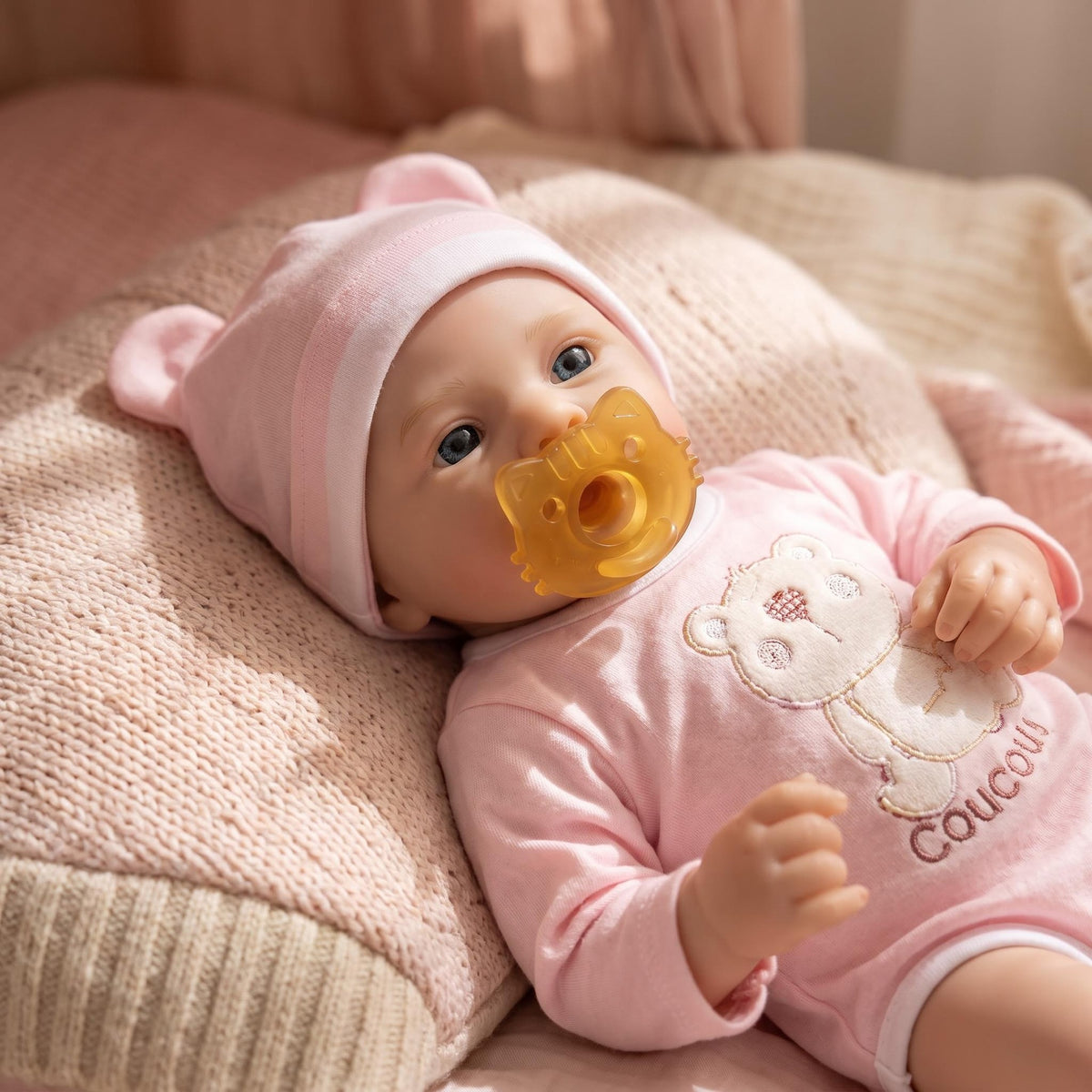 Geschenkfertige 16-Zoll-Reborn-Puppe aus Vollsilikon, schöne Inspiration für Feiertags- und Geburtstagsgeschenke