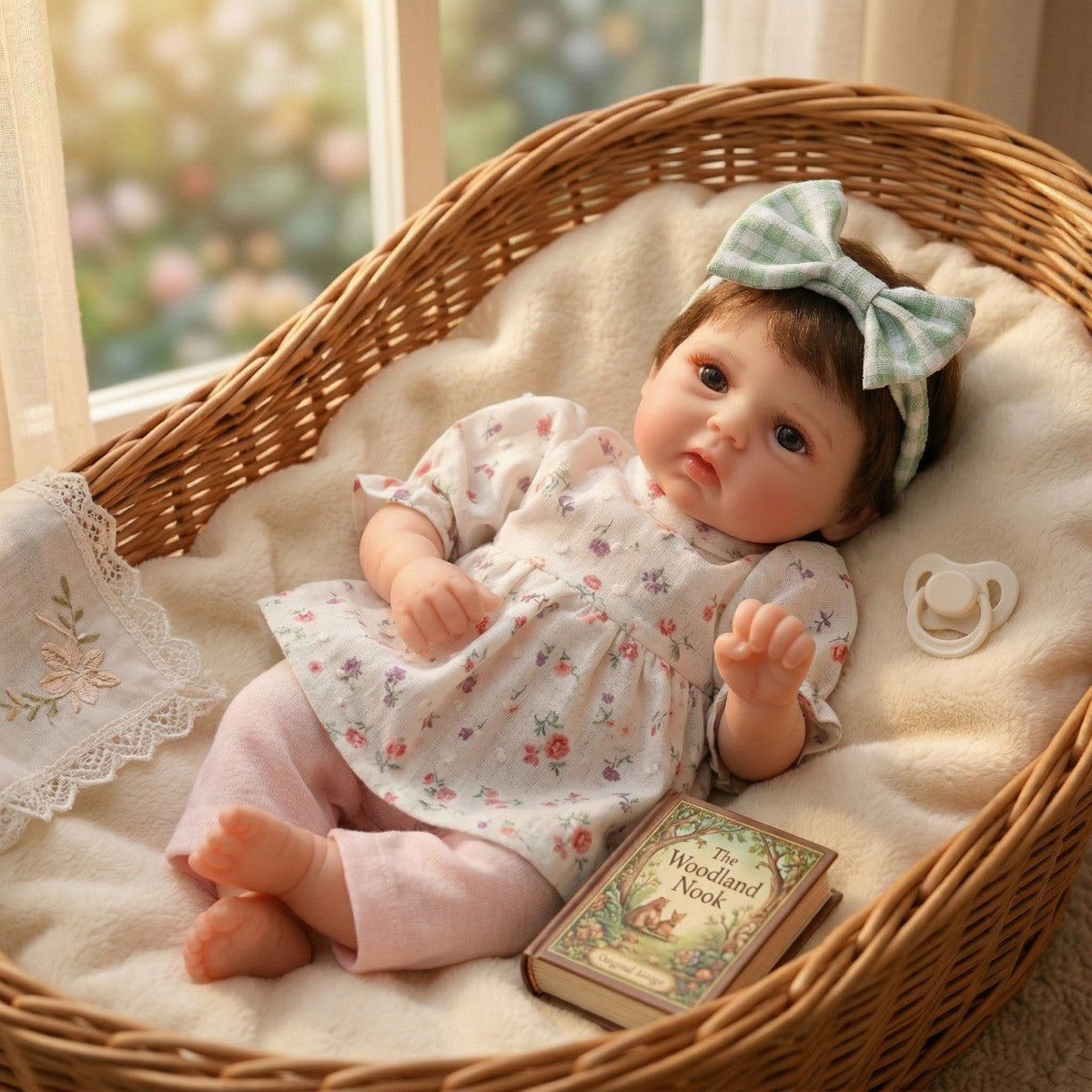 12 Zoll 30 cm Reborn-Babypuppe aus massivem Silikon