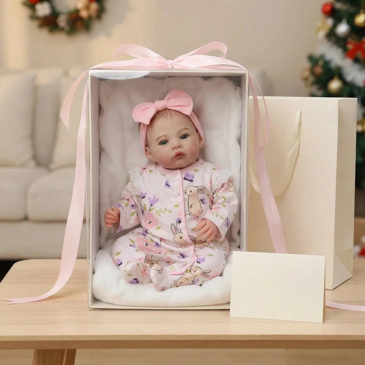 REALISTIC SWEET GALLERY 45 cm lebensechte Reborn-Babypuppe mit Spielzeug- und Geschenkset für Kinder ab 3 Jahren