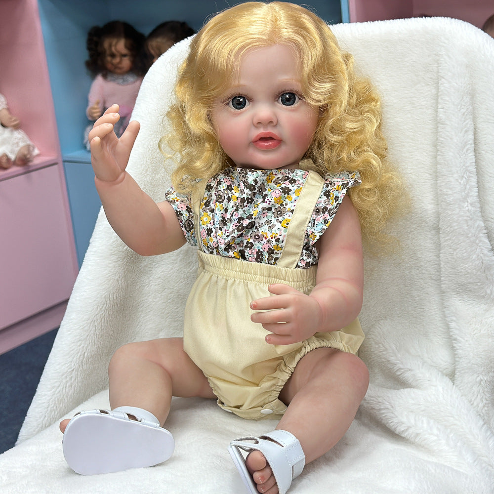 22 Zoll lebensgroße Reborn-Puppe aus Vollvinyl, geschätztes Erbstück für Geburtstagsfeiern und die Feiertagseinkaufssaison