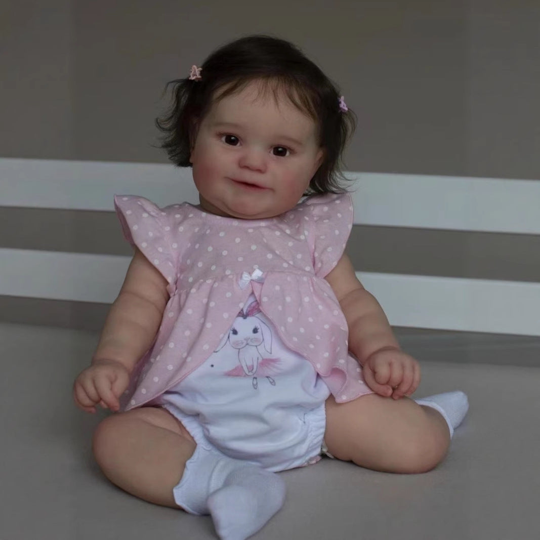 50 cm simulierte Baby-Reborn-Puppe aus Vollvinyl, 3D-Haut Maddie, Kindergeschenk