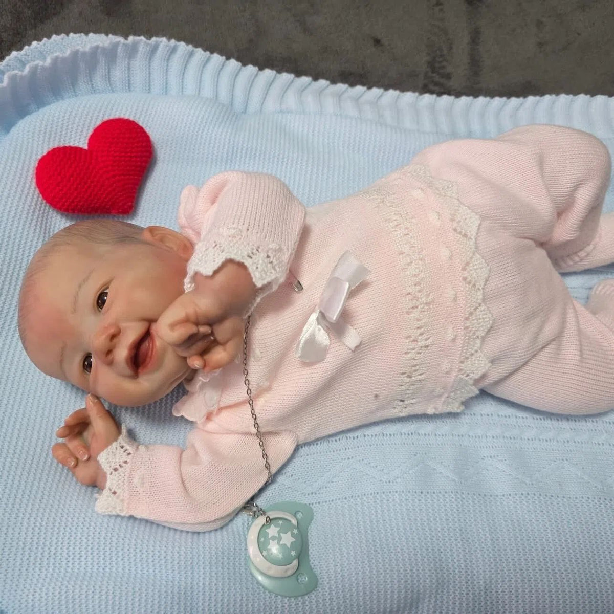 19-Zoll-Reborn-Puppe mit Stoffkörper, neugeborenes Baby