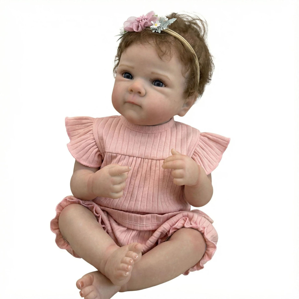 45 cm Reborn Baby Puppe Bettie Weichvinyl Spielzeug lebensechte Babypuppe Weihnachtsgeschenk für Mädchen
