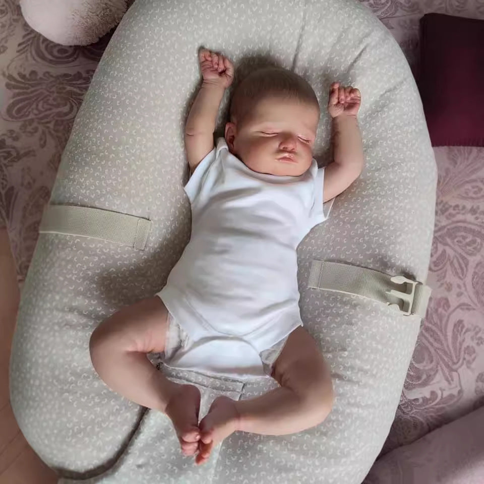 19 Zoll Reborn-Puppen mit Stoffkörper, weiche neugeborene Babypuppen, Spielzeug für Mädchen, Reborn-Puppen