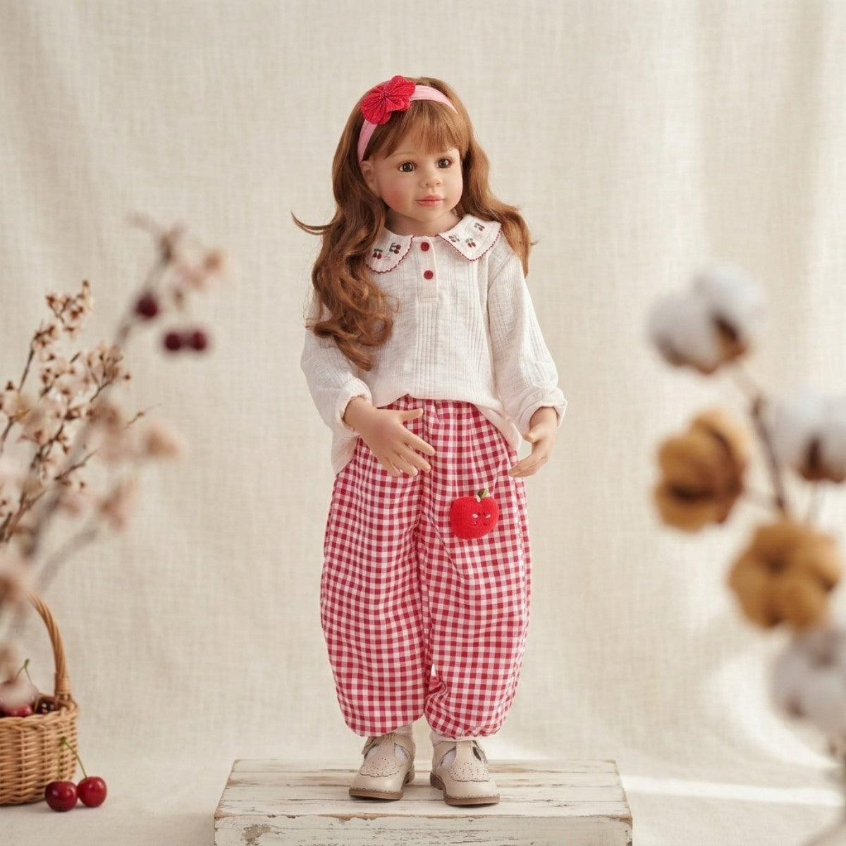 100 cm große 4-6-jährige Mädchenpuppe, naturgetreue Puppe, BJD-Gelenkpuppe