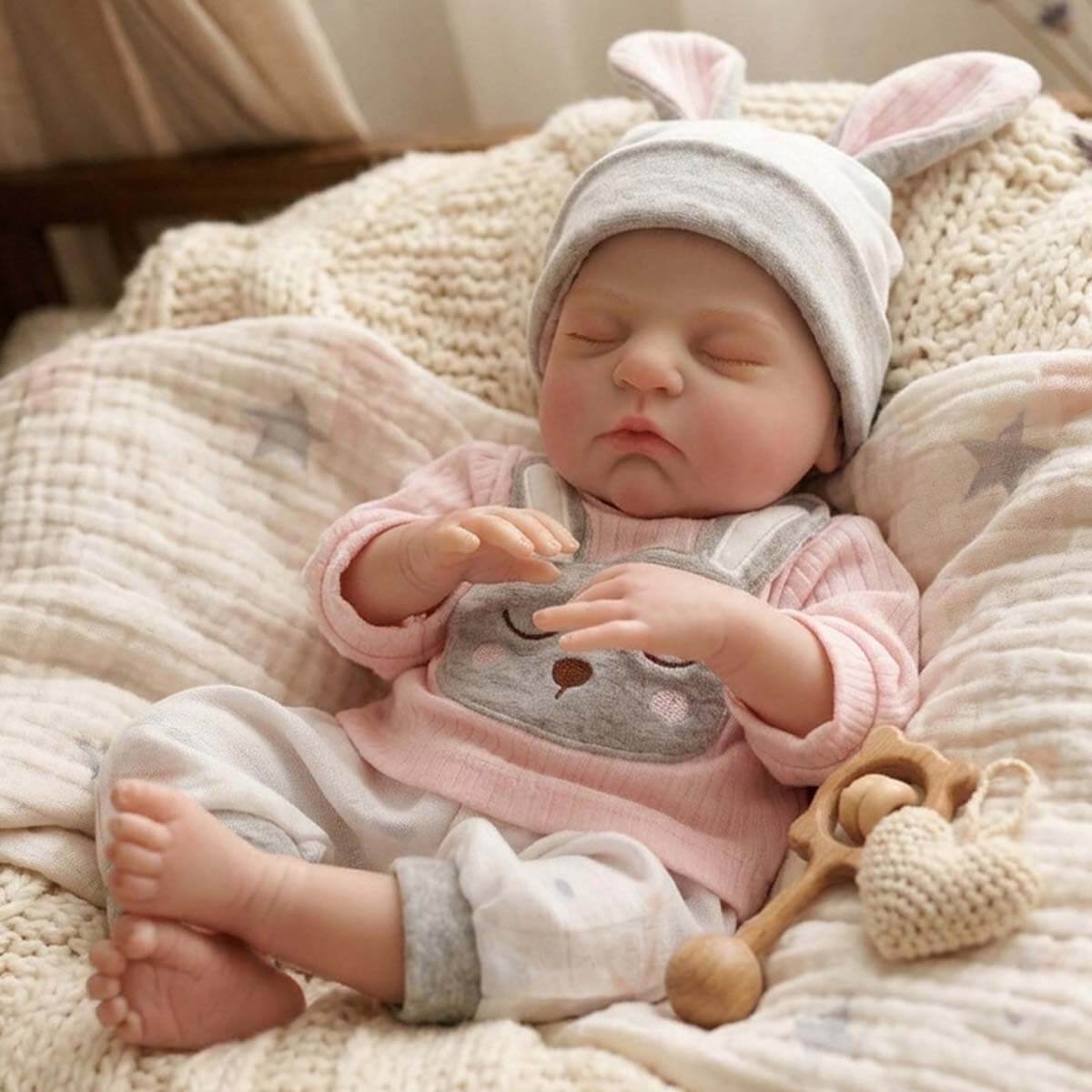 45 cm Reborn-Puppenkleidung Höhe Farbe Simulationsbaby
