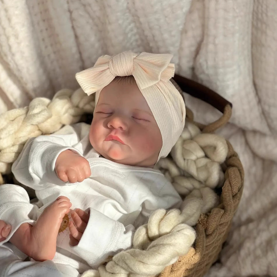 Reborn Baby Levi Realistisches Neugeborenes 19 Zoll 48 cm lebensgroße Vinylpuppe
